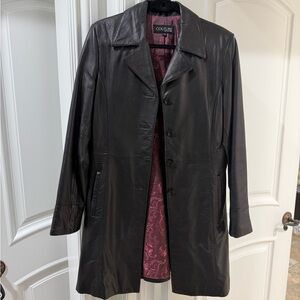 Black Leather Women's Jacket